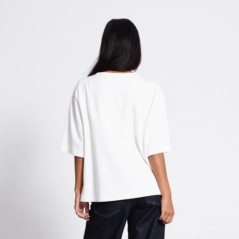 Soft lounge tee "Alyna" Off white